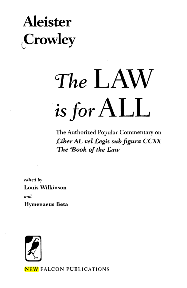 Original scan of The Law is for All, PDF page 2
