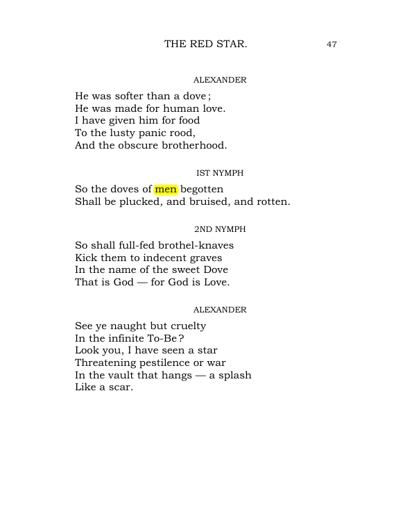 Original scan of The World’s Tragedy, PDF page 100
