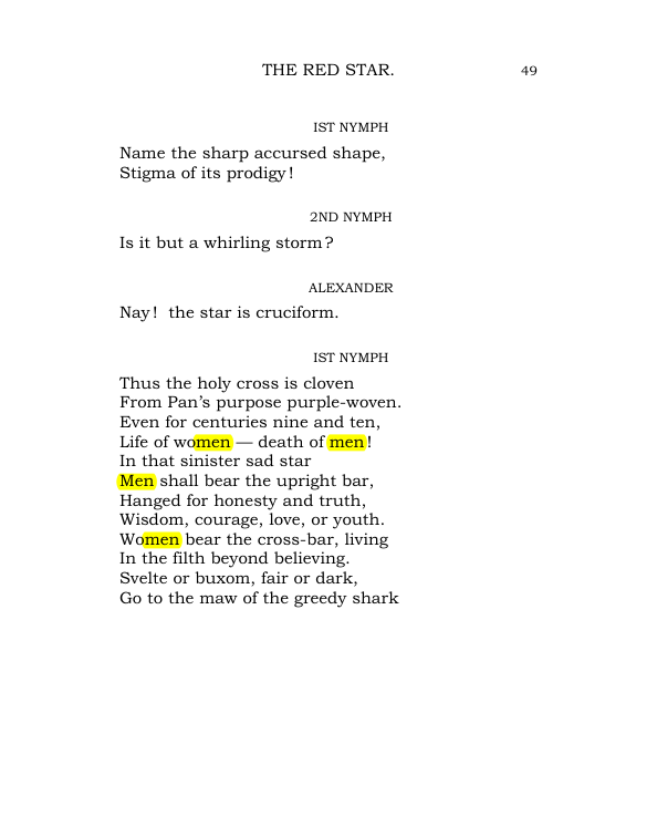 Original scan of The World’s Tragedy, PDF page 102