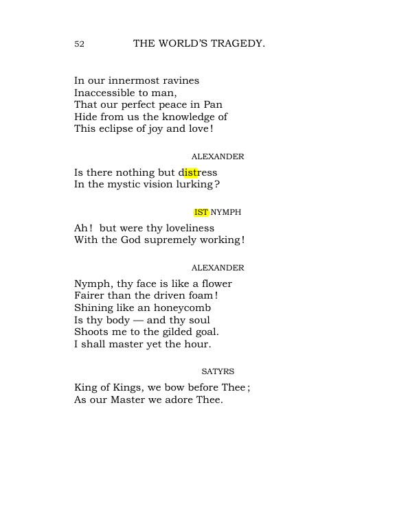 Original scan of The World’s Tragedy, PDF page 105