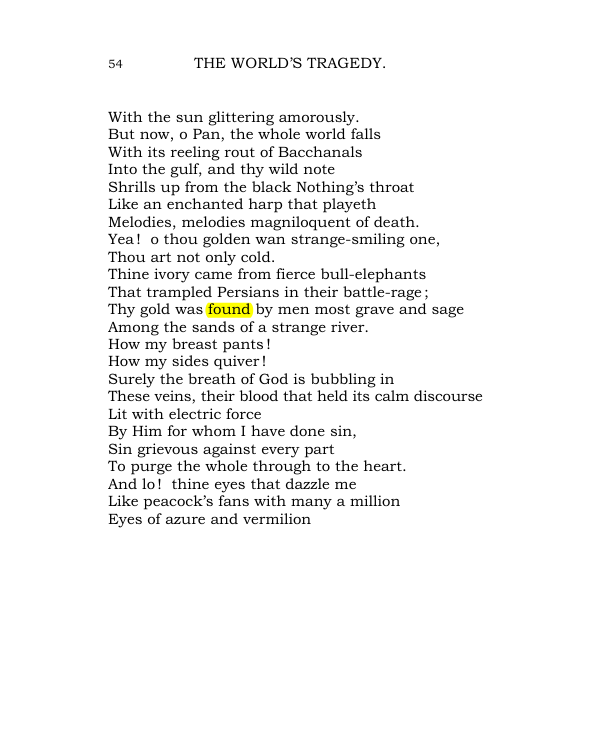 Original scan of The World’s Tragedy, PDF page 107