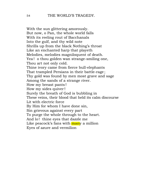 Original scan of The World’s Tragedy, PDF page 107