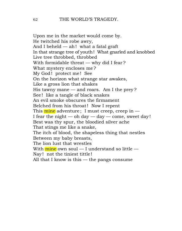 Original scan of The World’s Tragedy, PDF page 115