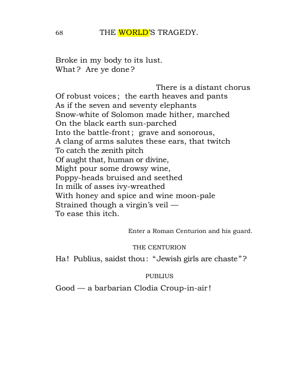 Original scan of The World’s Tragedy, PDF page 121