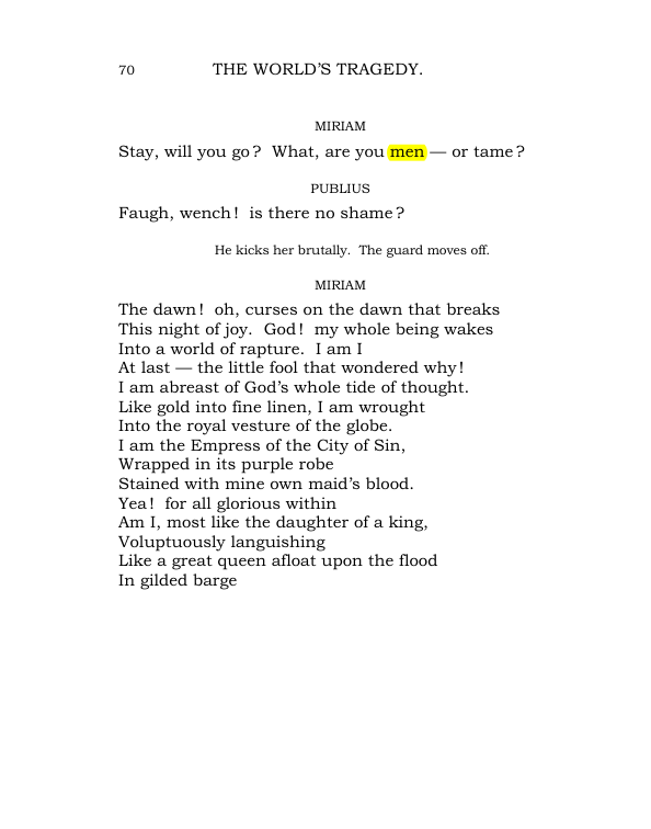 Original scan of The World’s Tragedy, PDF page 123
