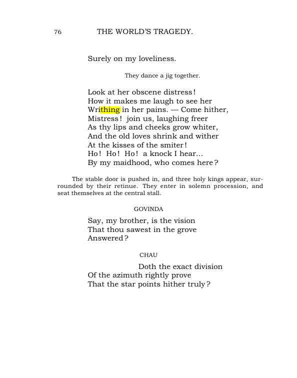 Original scan of The World’s Tragedy, PDF page 129
