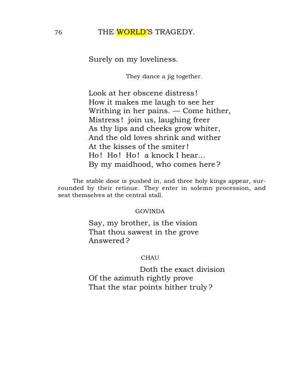Original scan of The World’s Tragedy, PDF page 129