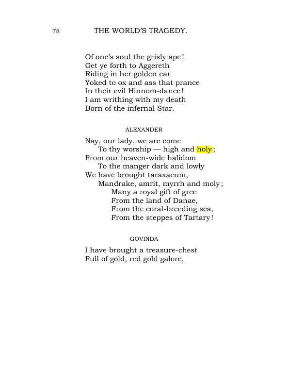 Original scan of The World’s Tragedy, PDF page 131