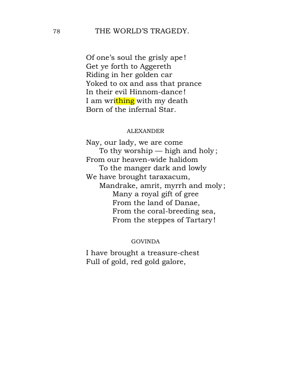 Original scan of The World’s Tragedy, PDF page 131