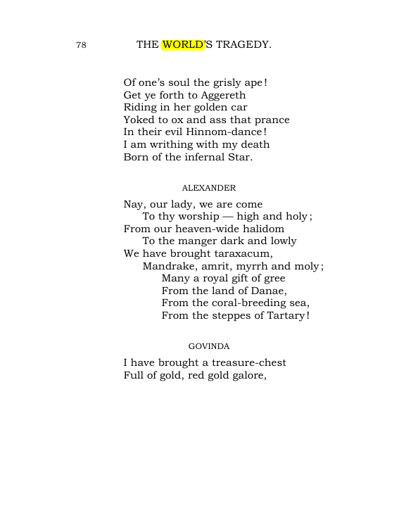 Original scan of The World’s Tragedy, PDF page 131