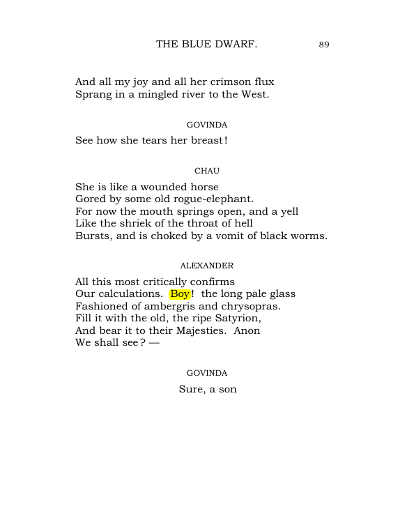 Original scan of The World’s Tragedy, PDF page 142
