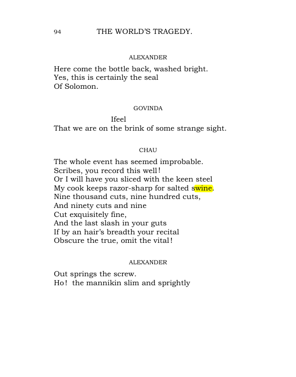 Original scan of The World’s Tragedy, PDF page 147