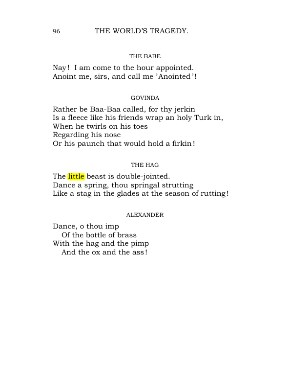 Original scan of The World’s Tragedy, PDF page 149