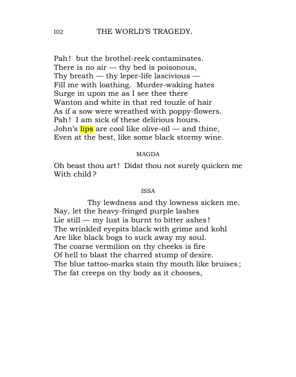 Original scan of The World’s Tragedy, PDF page 155