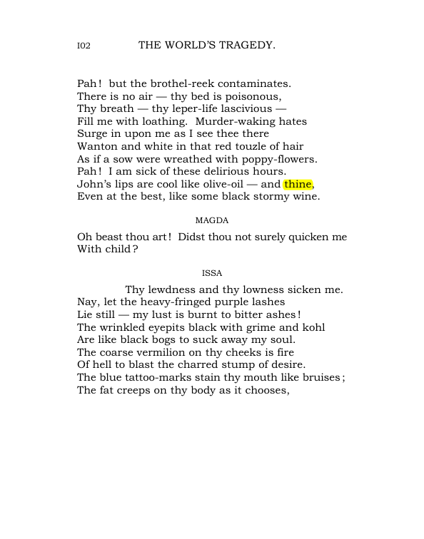 Original scan of The World’s Tragedy, PDF page 155