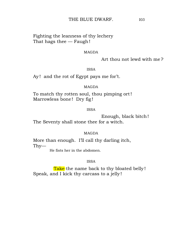 Original scan of The World’s Tragedy, PDF page 156