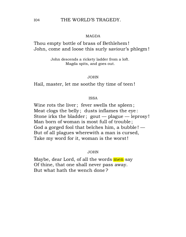 Original scan of The World’s Tragedy, PDF page 157