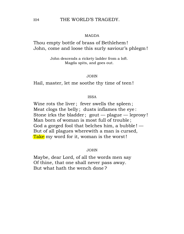 Original scan of The World’s Tragedy, PDF page 157