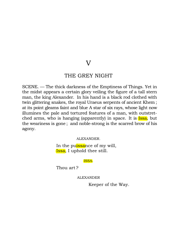 Original scan of The World’s Tragedy, PDF page 170