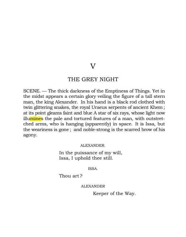 Original scan of The World’s Tragedy, PDF page 170