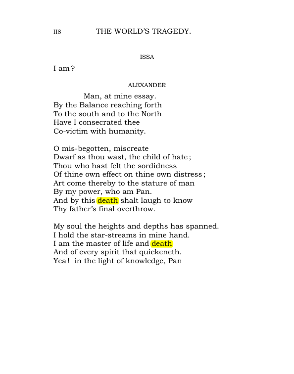 Original scan of The World’s Tragedy, PDF page 171