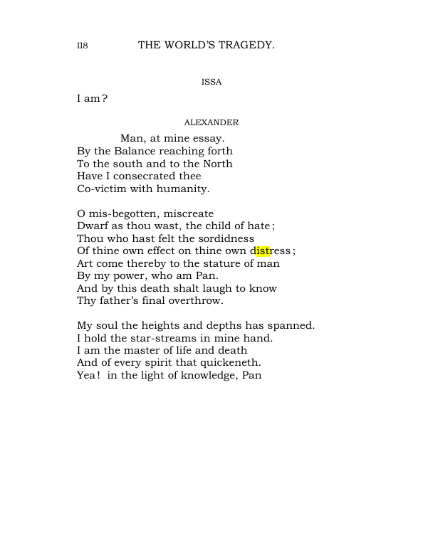 Original scan of The World’s Tragedy, PDF page 171
