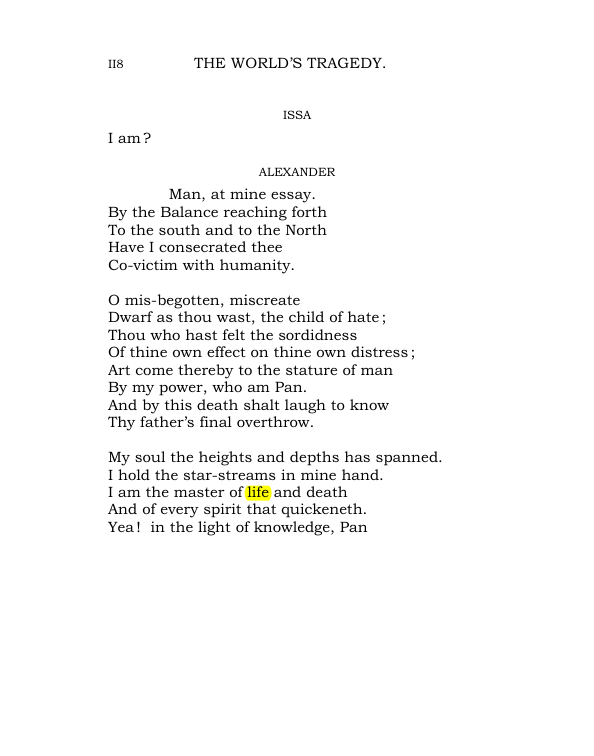 Original scan of The World’s Tragedy, PDF page 171