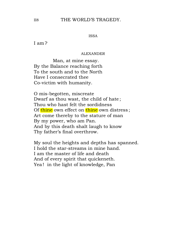 Original scan of The World’s Tragedy, PDF page 171
