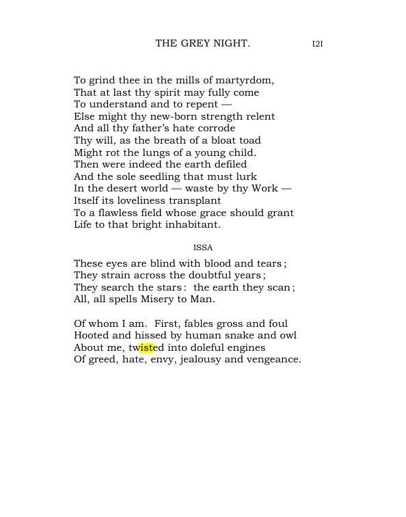 Original scan of The World’s Tragedy, PDF page 174