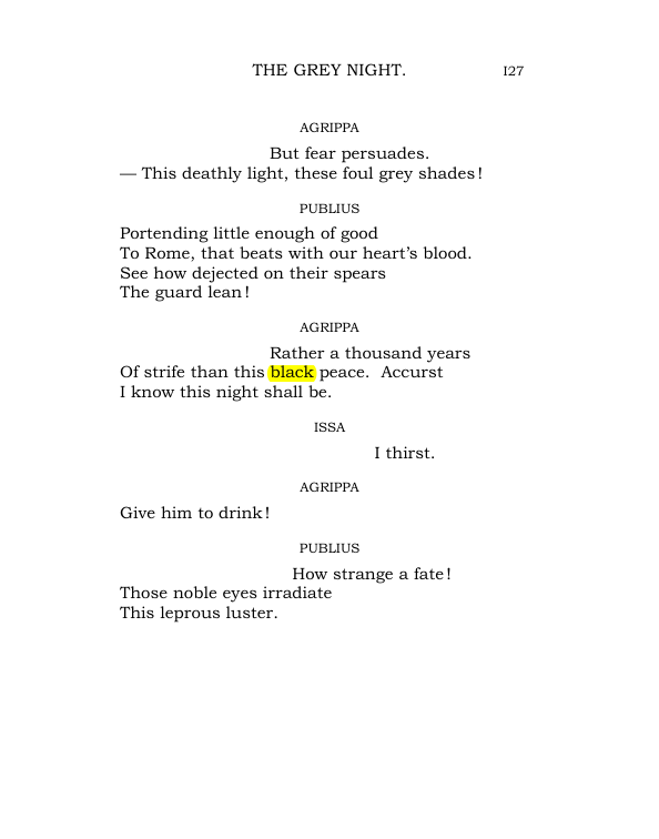 Original scan of The World’s Tragedy, PDF page 180