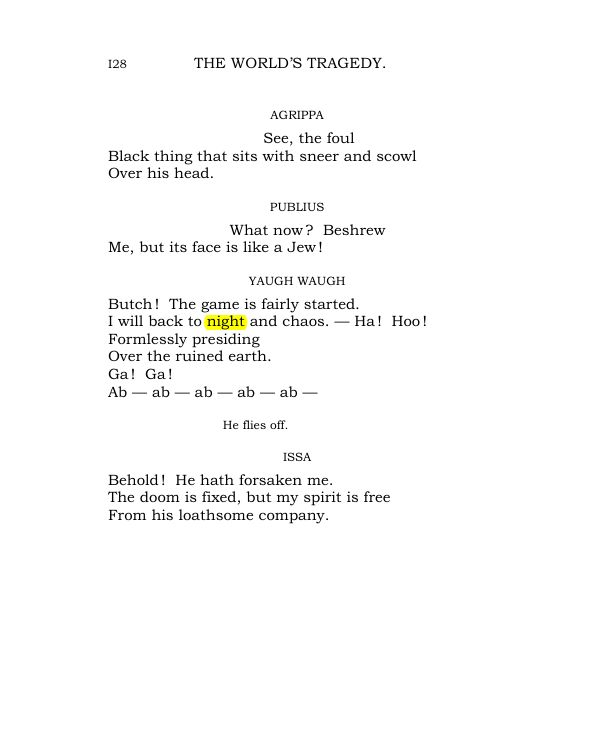 Original scan of The World’s Tragedy, PDF page 181