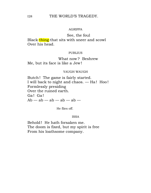 Original scan of The World’s Tragedy, PDF page 181