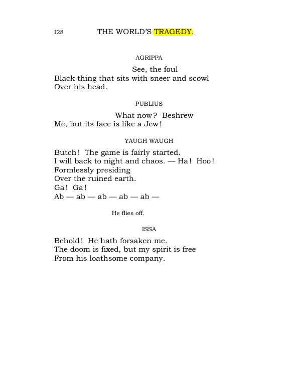 Original scan of The World’s Tragedy, PDF page 181