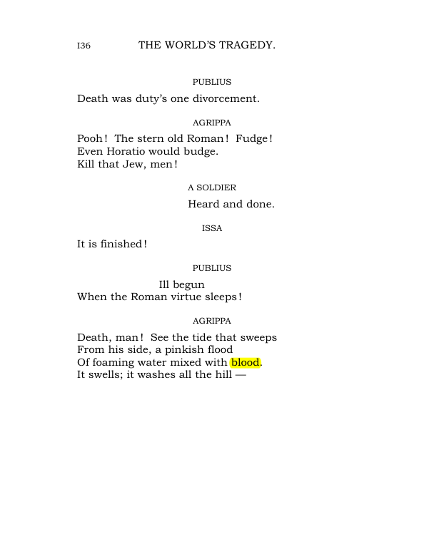 Original scan of The World’s Tragedy, PDF page 189