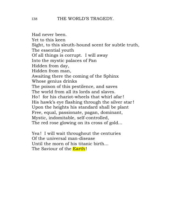Original scan of The World’s Tragedy, PDF page 191