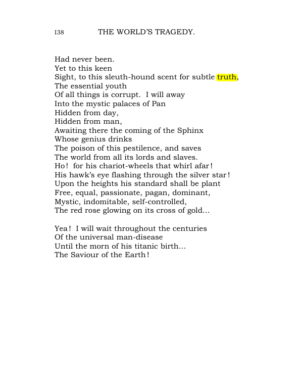 Original scan of The World’s Tragedy, PDF page 191