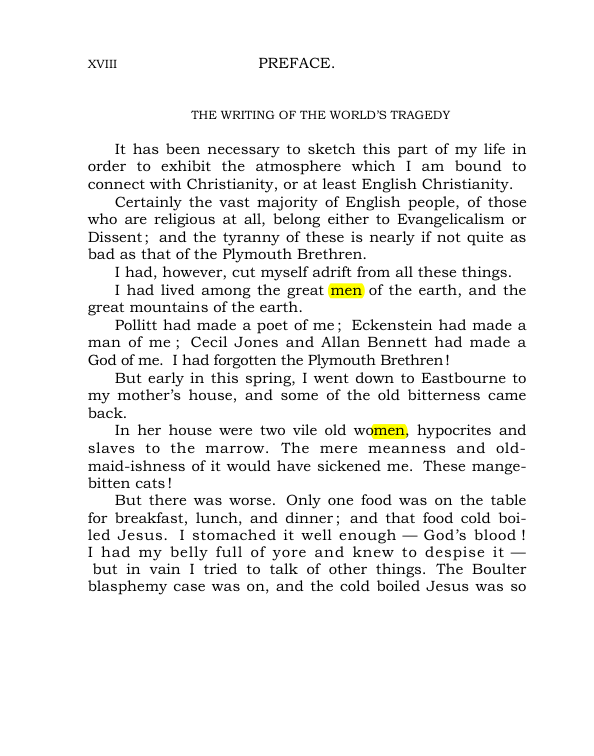 Original scan of The World’s Tragedy, PDF page 23