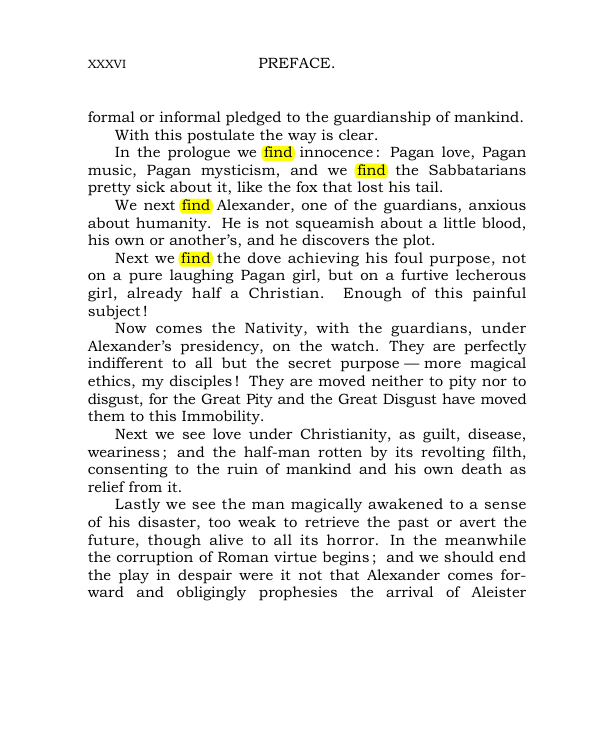 Original scan of The World’s Tragedy, PDF page 41