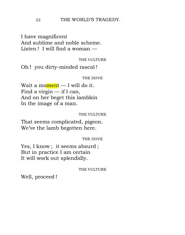 Original scan of The World’s Tragedy, PDF page 75