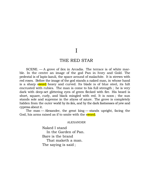 Original scan of The World’s Tragedy, PDF page 88