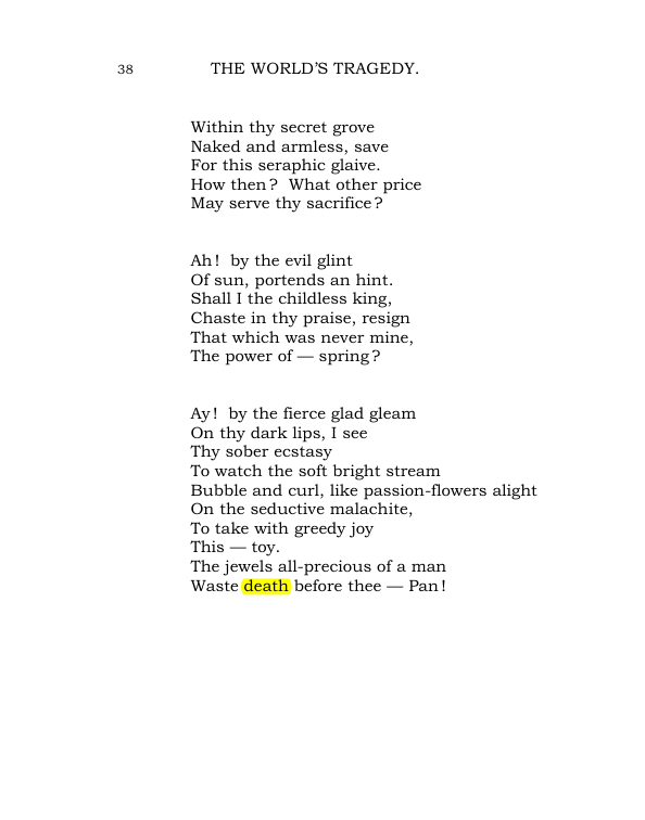 Original scan of The World’s Tragedy, PDF page 91
