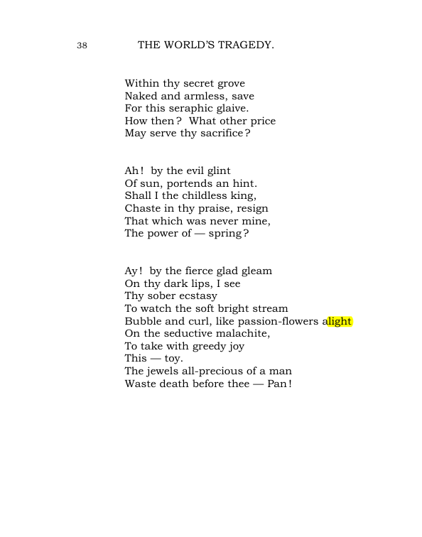 Original scan of The World’s Tragedy, PDF page 91