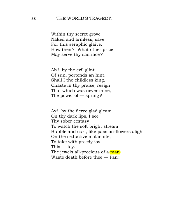 Original scan of The World’s Tragedy, PDF page 91