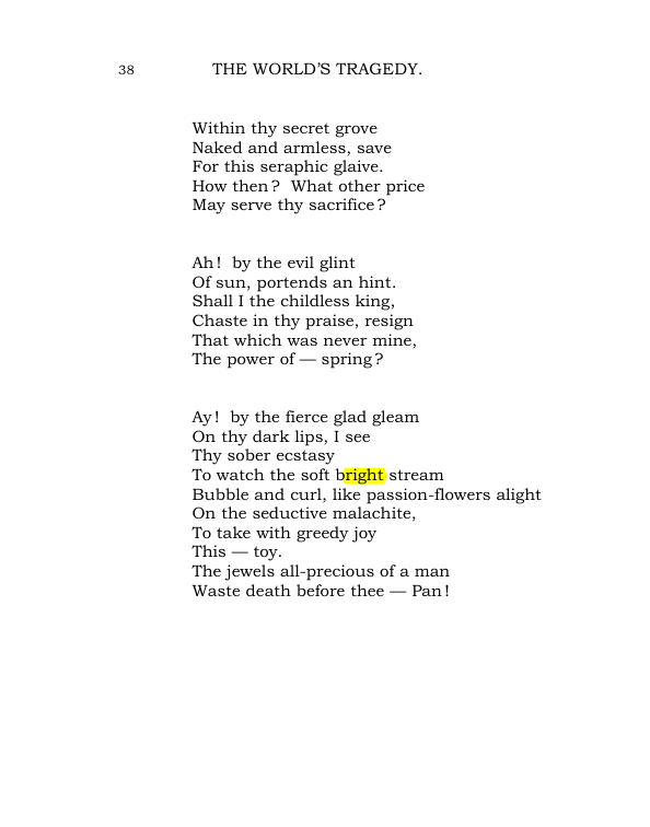 Original scan of The World’s Tragedy, PDF page 91