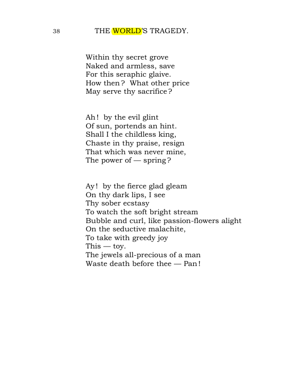Original scan of The World’s Tragedy, PDF page 91