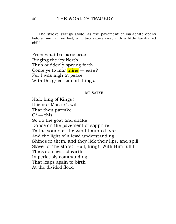 Original scan of The World’s Tragedy, PDF page 93
