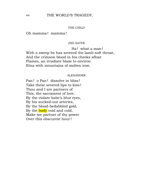 Original scan of The World’s Tragedy, PDF page 97