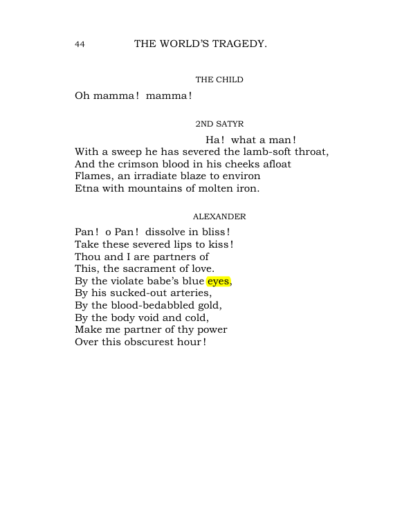 Original scan of The World’s Tragedy, PDF page 97
