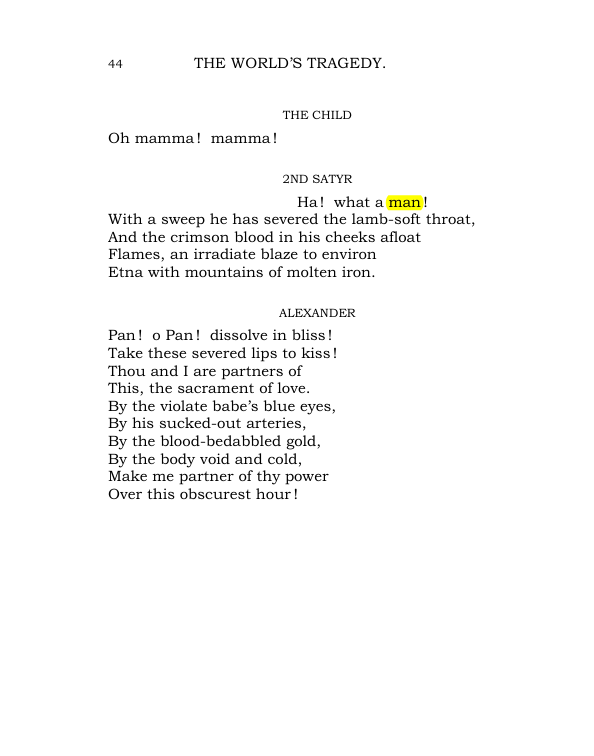 Original scan of The World’s Tragedy, PDF page 97