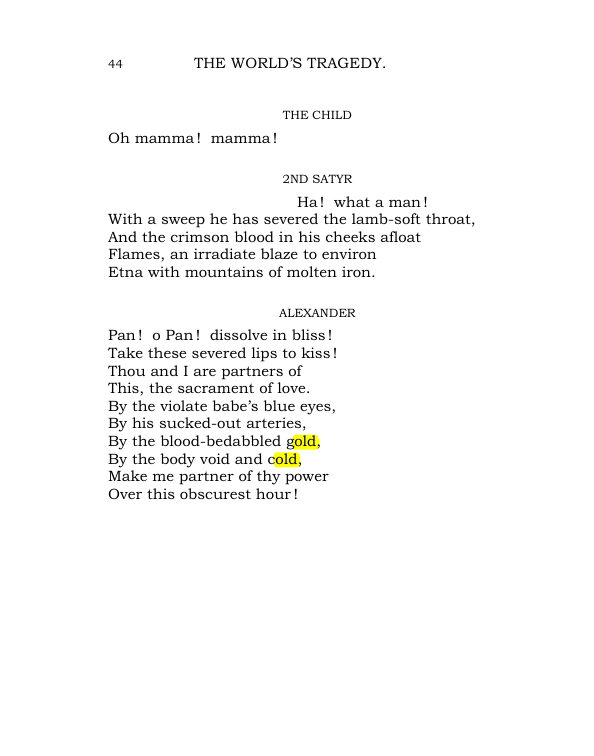 Original scan of The World’s Tragedy, PDF page 97